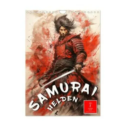 Calvendo Samurai helden (wandkalender 2025 din a4 hoch), monatskalender