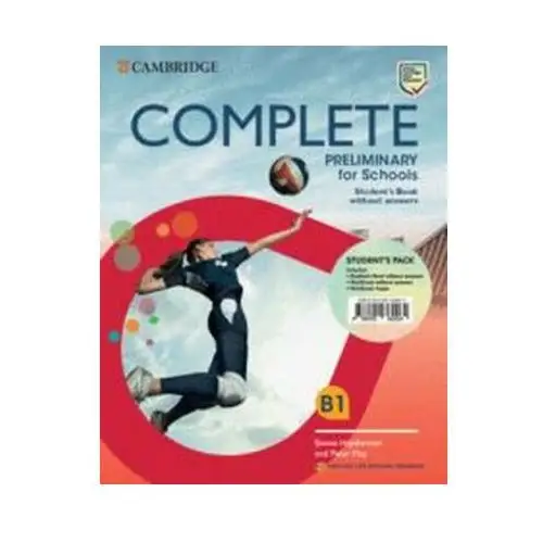 Cambridge Complete preliminary for schools student's pack (student's book without answers and workbook without answers) english for spanish speakers