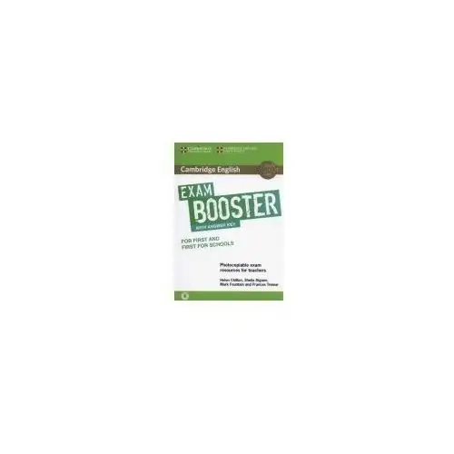 Cambridge english exam booster for first and first for schools with answer key. for teachers