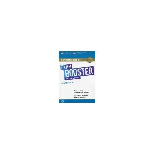 Cambridge english exam booster with answer key for advanced Cambridge university press