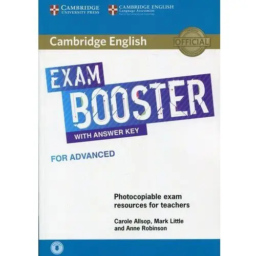Cambridge english exam booster with answer key for advanced Cambridge university press