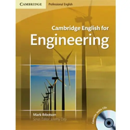 Cambridge english for engineering with cd Cambridge university press