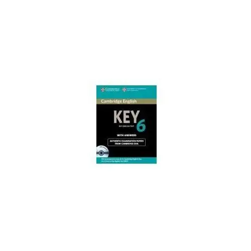 Cambridge English Key 6 Authentic Examination Papers With Answers + Cd Self-Study Pack