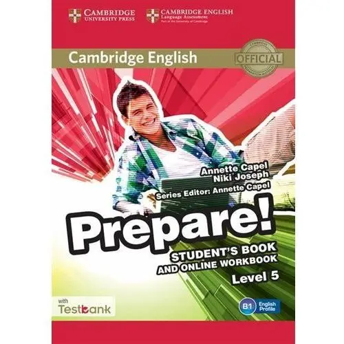 Cambridge English Prepare! 5. Student's Book + Online Workbbok +Testbank