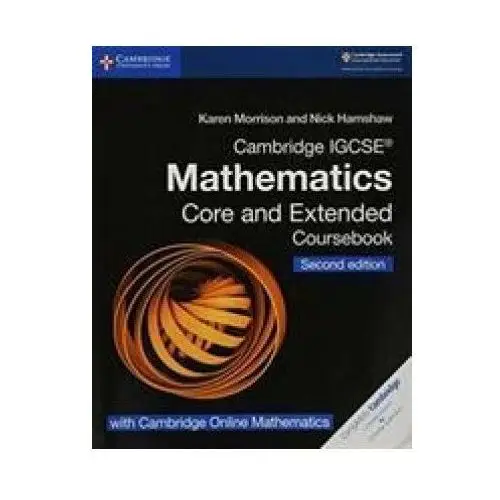 Cambridge IGCSE Mathematics Coursebook Core and Extended Second Edition with Cambridge Online Mathematics (2 Years)