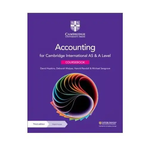 Cambridge International AS & A Level Accounting Coursebook with Digital Access (2 Years)