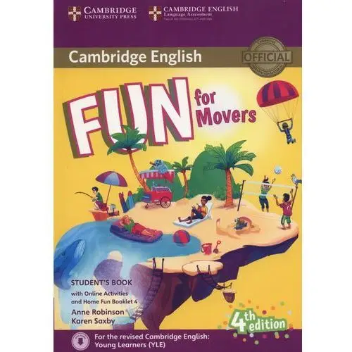 Cambridge univ pr Fun for movers student's book + online activities + audio + home fun booklet 4