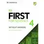 Cambridge university press B2 first for schools 4 student's book without answers Sklep on-line