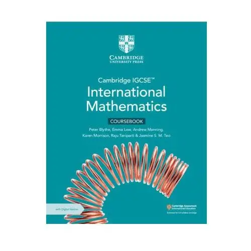 Cambridge university press Cambridge igcse™ international mathematics coursebook with digital version (2 years' access)