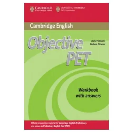 Cambridge university press Cambridge objective pet workbook with answers