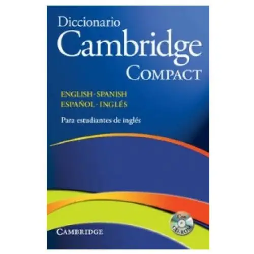 Cambridge university press Diccionario bilingue cambridge spanish-english paperback