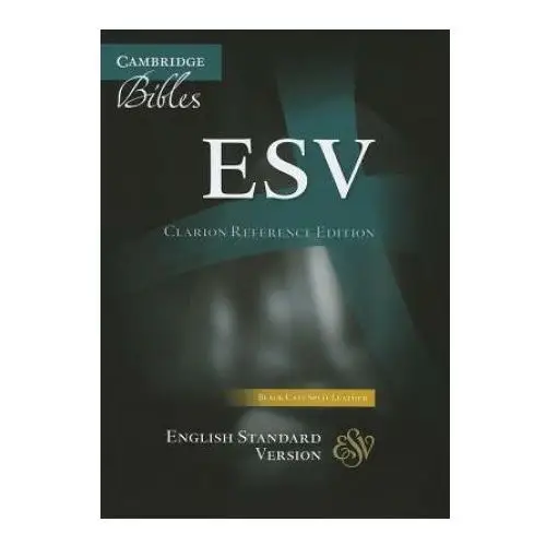 Cambridge university press Esv clarion reference bible, black calf split leather, es484:x