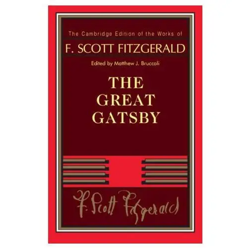 Cambridge university press F. scott fitzgerald: the great gatsby