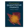 Cambridge university press First course in quantitative finance Sklep on-line