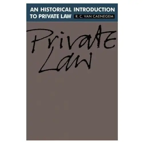 Cambridge university press Historical introduction to private law