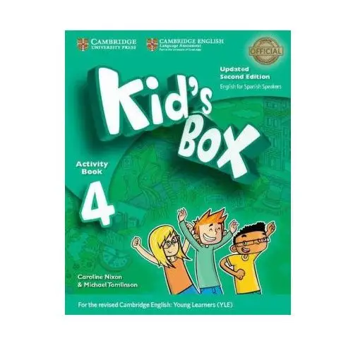 Cambridge university press Kid's box level 4 activity book with cd rom and my home booklet updated english for spanish speakers