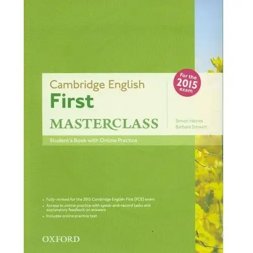 Cambrigde english first masterclass sb+online practice 2015 Oxford educational sp.z o.o