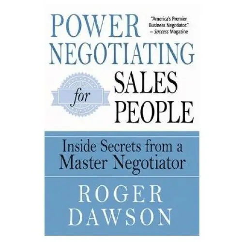 Career press Power negotiating for salespeople