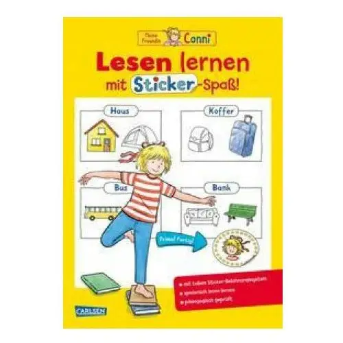 Conni gelbe reihe (beschäftigungsbuch): lesen lernen mit sticker-spaß Carlsen verlag gmbh