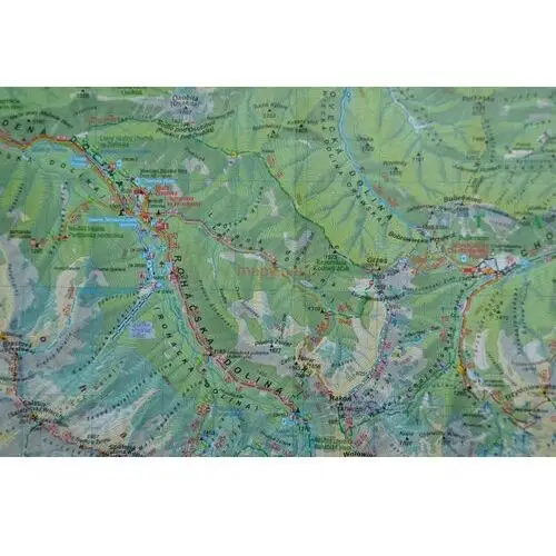 Mapa - tatry w całości