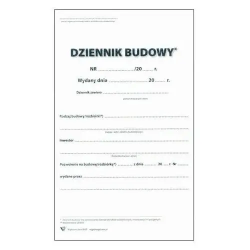 Castorama Dziennik budowy