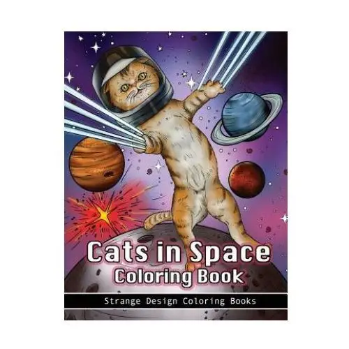 Cats in space coloring book Createspace independent publishing platform