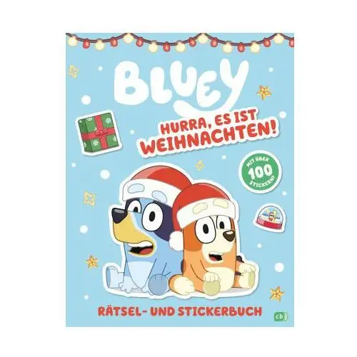 BLUEY - Hurra, es ist Weihnachten! - Rätsel- und Stickerbuch