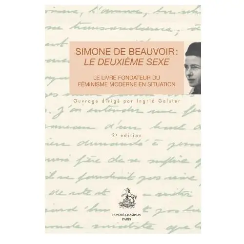 Simone de beauvoir - "le deuxième sexe" Champion