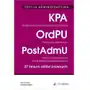 Edycja administracyjna. kodeks postępowania administracyjnego. ordynacja podatkowa. prawo o postępowaniu przed sądami administracyjnymi. 27 innych akt Sklep on-line