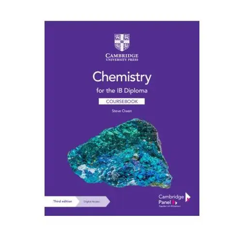 Chemistry for the ib diploma coursebook with digital access (2 years) Cambridge university press
