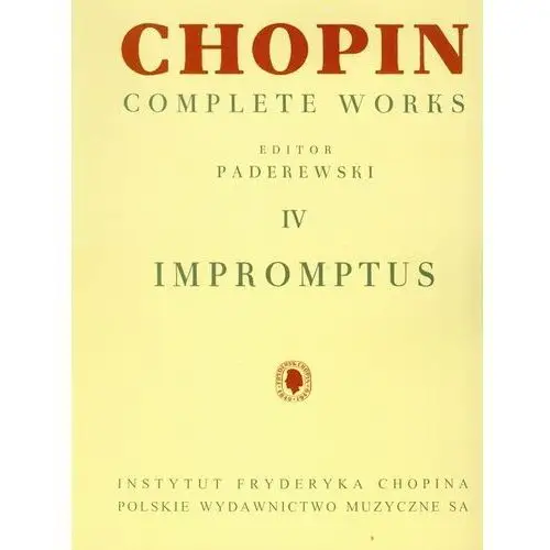 Chopin. complete works. impromptus