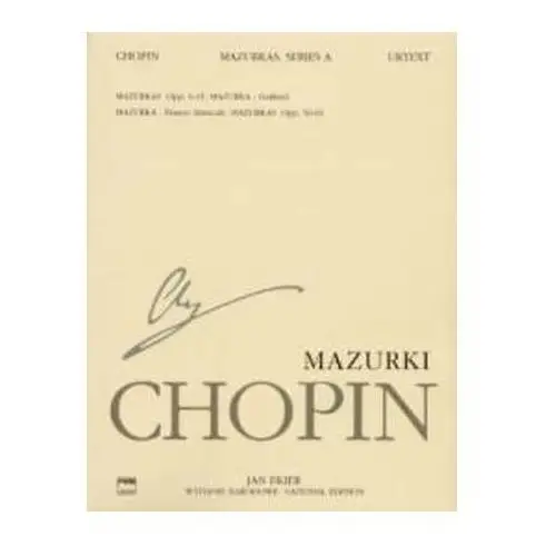 Chopin Mazurki T.4 Ekier, Jan