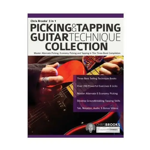 Chris brooks' 3 in 1 picking & tapping guitar technique collection Www.fundamental-changes.com