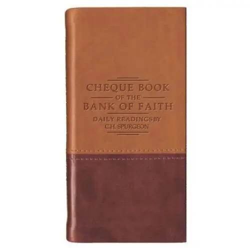 Christian focus publications ltd Chequebook of the bank of faith - tan/burgundy