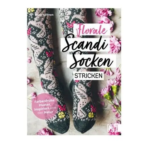 Florale Scandi-Socken stricken