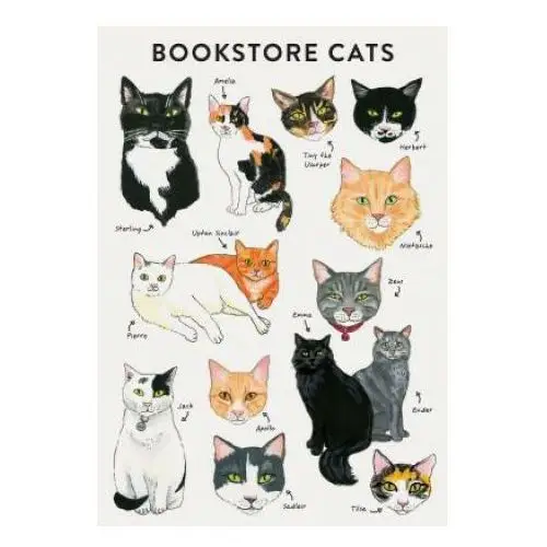 Bibliophile Flexi Journal: Bookstore Cats