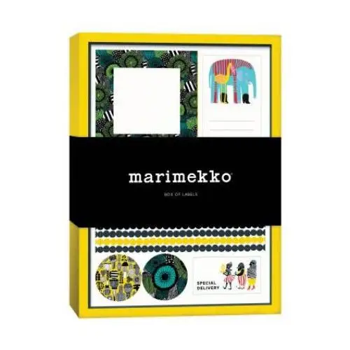 Marimekko box of labels Chronicle books