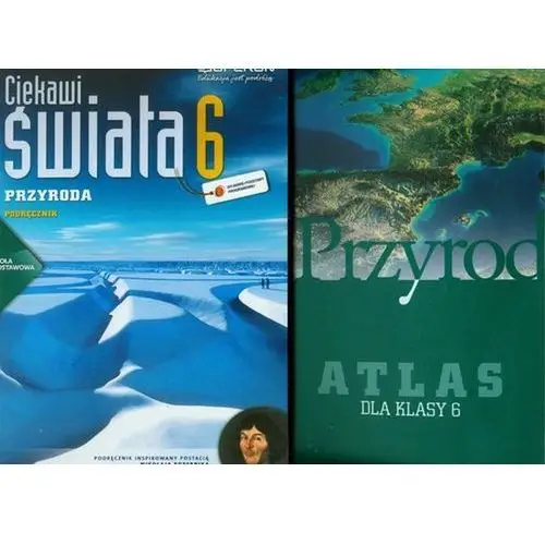 Ciekawi świata 6 Przyroda Podręcznik + Przyroda Atlas