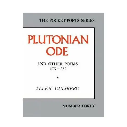 Plutonian ode City lights books