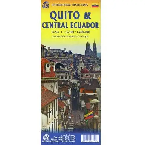 City Map Quito 1: 12 400 / Map Central Ecuador 1: 600 000