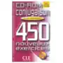 Conjugaison 450 nouveaux exercices: niveau intermediaire cd-rom Cle international Sklep on-line