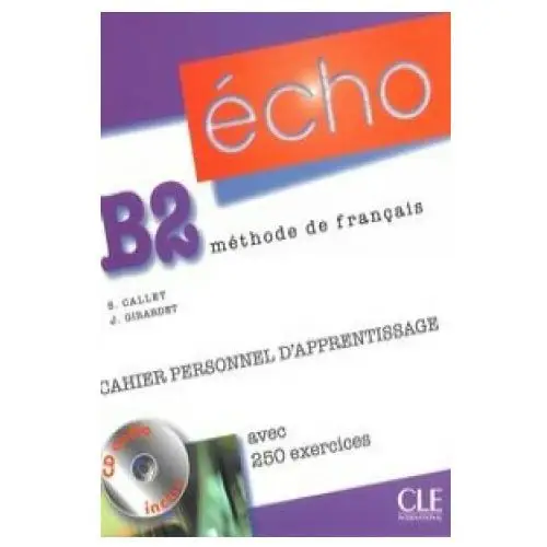 Cle international Echo b2 cahier personnel+cd