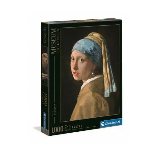Clementoni Puzzle 1000 museum vermeer dziewczyna z perłą 39614