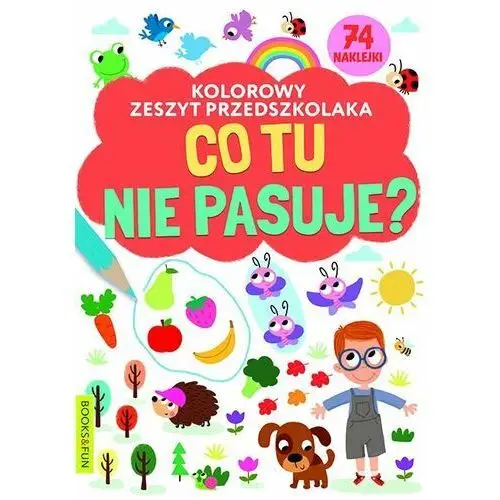 Co tu nie pasuje? Kolorowy zeszyt przedszkolaka