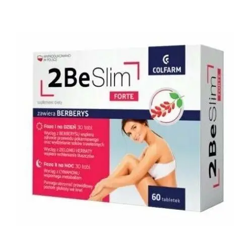 Colfarm, 2Be Slim Forte, Odchudzanie, 60 tabletek