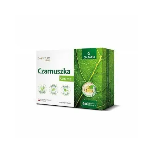 Colfarm Biovitum Czarnuszka 500 mg 60 kapsułek