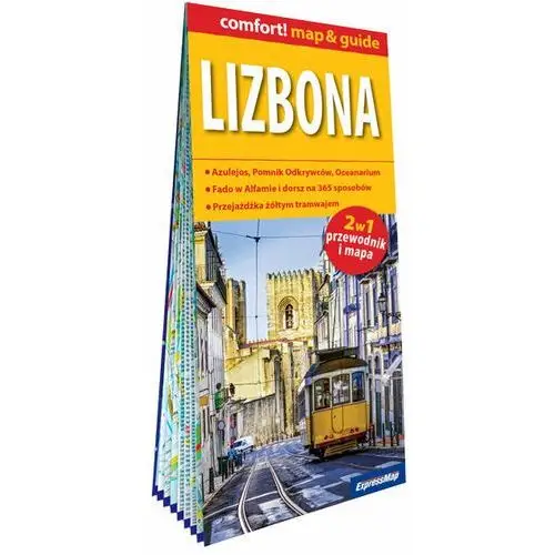 Comfort! map lizbona 2w1: przewodnik i mapa