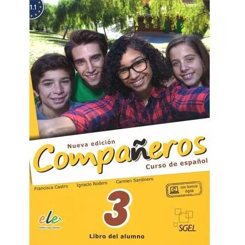 Companeros 3. Podręcznik + licencia digital. Nueva edicion