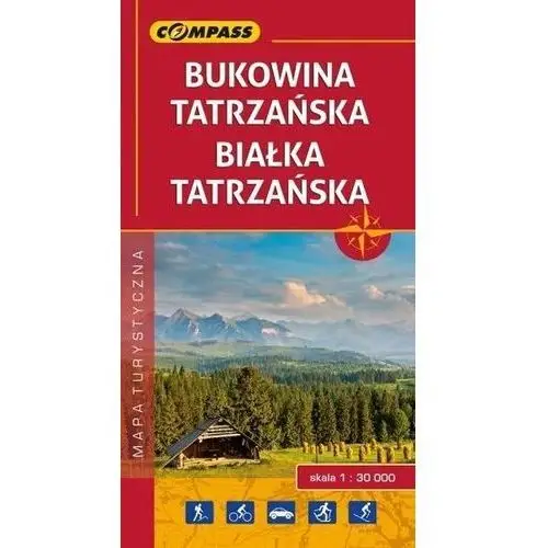 Compass Bukowina tatrzańska białka tatrzańska mapa turystyczna 1:30 000