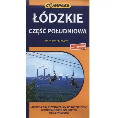 Łódzkie część południowa mapa turystyczna 1:100 000,800MP (152304)